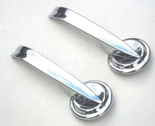 57 58 59 1957 1958 1959  FORD CAR INSIDE CHROME DOOR PULL HANDLE HANDLE NEW *