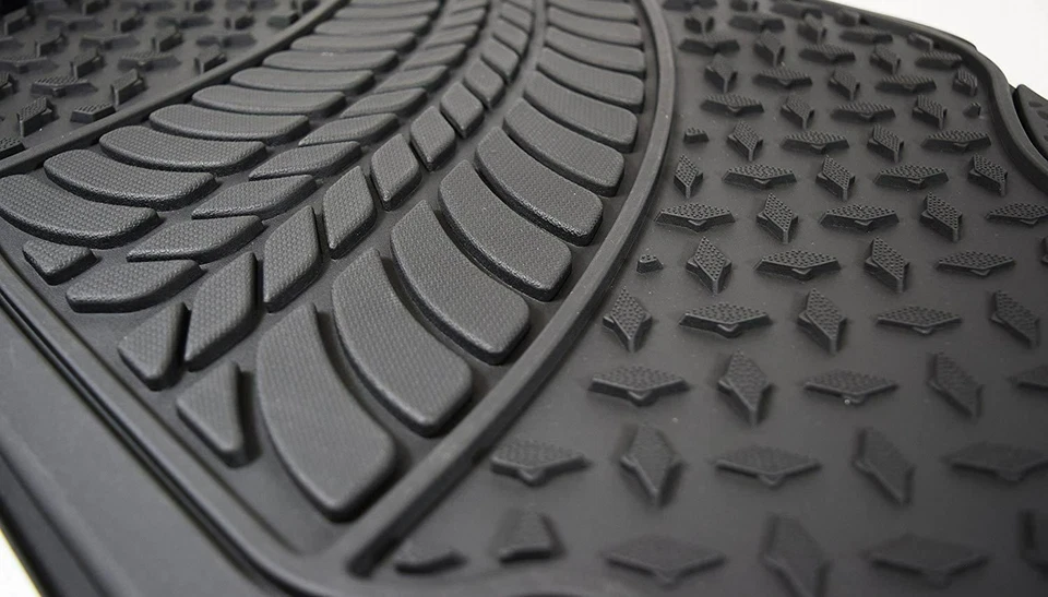 Heavy Duty Rubber Tyre Tred Car Floor Mats fits Kia Picanto Sportage Ceed Rio - Image 3 of 4