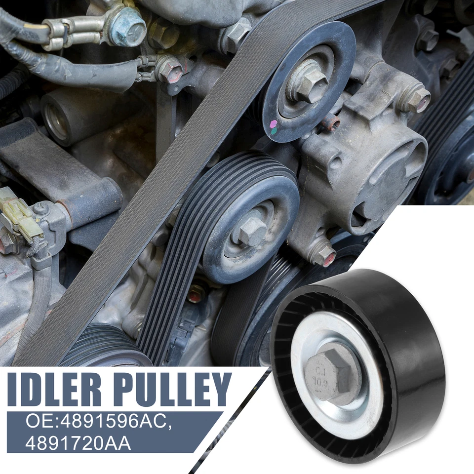 4891596AC 4891720AA Accesorio Correa de transmisión Polea loca para Dodge Journey 2009-20 Foto 2 de 4