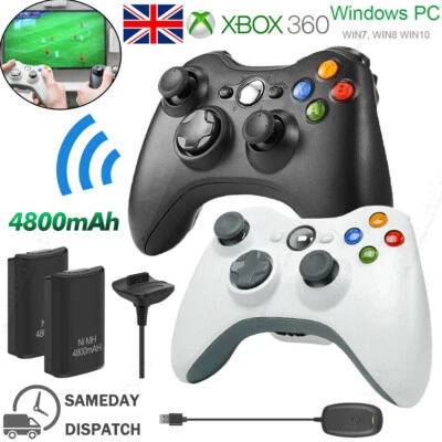 Wireless Bluetooth Controller For Xbox 360 Windows 11 10 8 7 PC Gamepad Joystick
