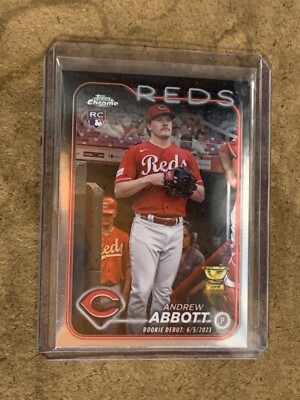 2024 Topps Chrome Update Andrew Abbott #USC34 Baseball Reds