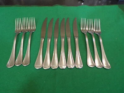 WMF Metropolitan AUGSBRGER FADEN Steakbesteck 6 Personen 12 tlg. Cromagan - Bild 1 von 4