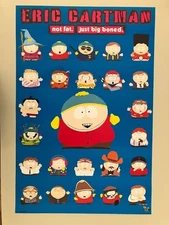 SOUTH PARK,ERIC CARTMAN, RARE AUTHENTIC 2008 POSTER 