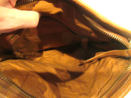 Platania brown woven leather cosmetic bag - Picture 8 of 8