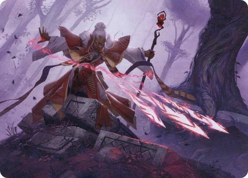 forgotten realms mtg art cards Wandering Troubadour Card [Dungeons & Dragons: Adventures in the Art Series] SlingSTR 7 ( Flumph Art Card [Dungeons &