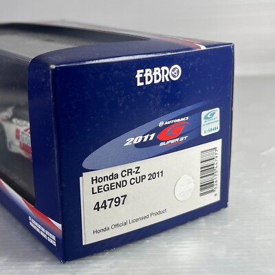エブロ1/43EBBRO Honda CR-Z LEGEND CUP 2011 1/43 EBBRO Honda CR-Z LEGEND CUP 2011 44797 | eBay