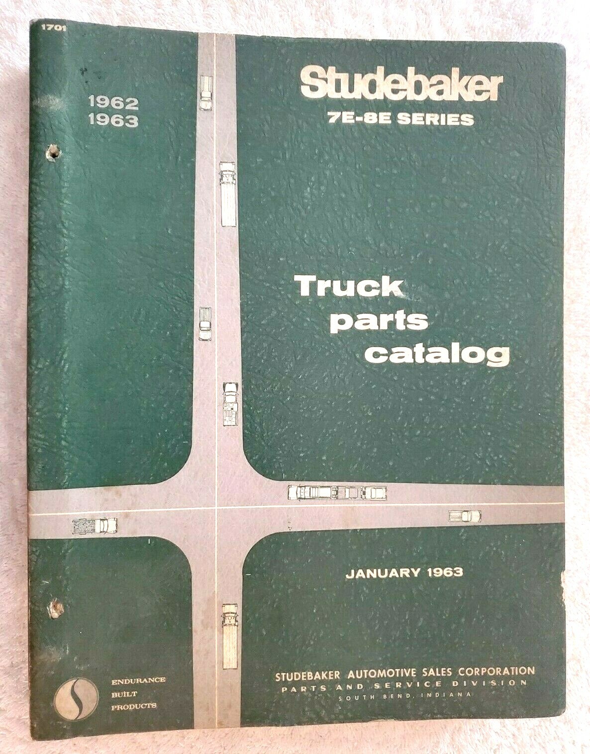 1962 1963 STUDEBAKER TRUCK PARTS CATALOG Series 7E 8E Vintage 1701