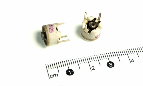 Condensador recortador de 6-25pF / condensadores variables ajustables -- vintage (5 piezas) - Imagen 2 de 2
