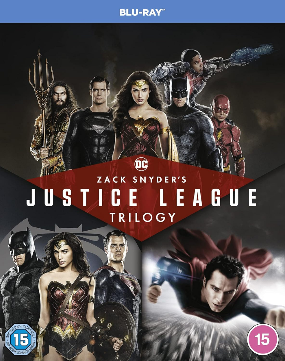 ZACK SNYDER JUSTICE LEAGUE TRILOGY Blu ray MOVIE MAN OF STEEL