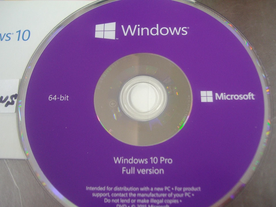 Microsoft Windows 10 Pro 64 bit x64 64 Bit DVD Full English MS WIN 10=NEW SEALED - Image 4 of 4