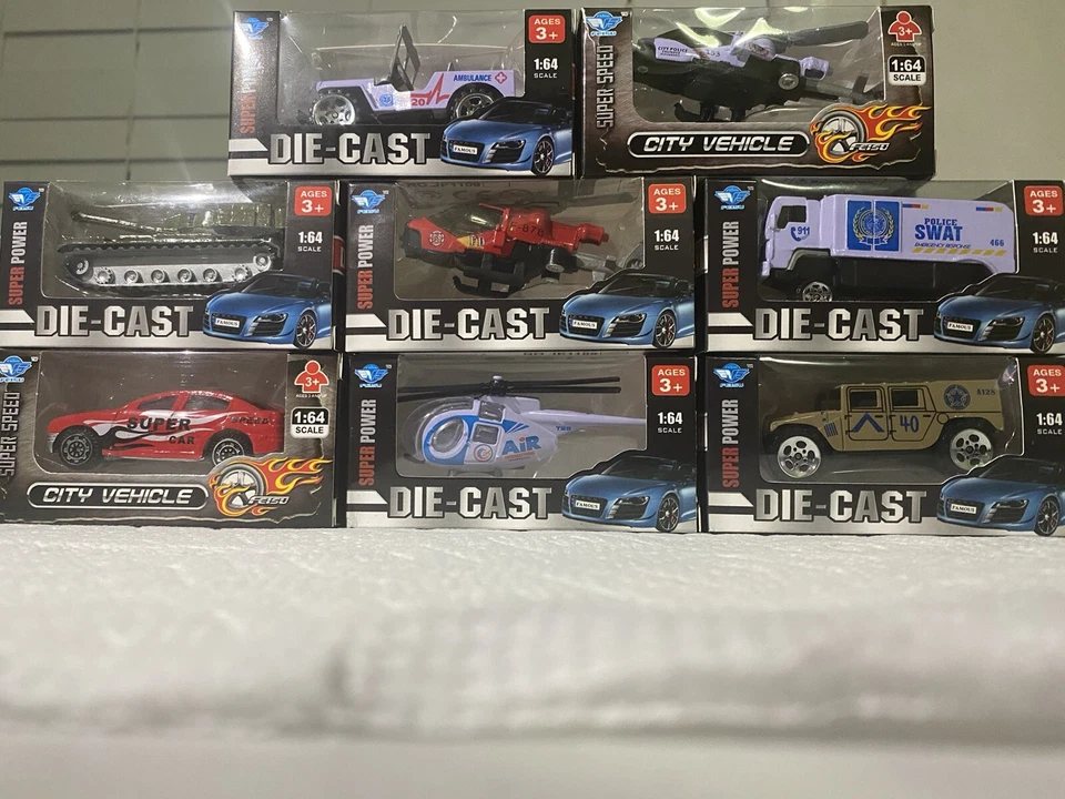 Lote De 8 Carritos De Colección De Diferentes Colores Y Modelos Para Niños 2 Y Foto 3 de 4