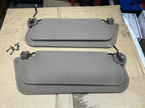 92-96 Ford F-150 F250 Bronco - Interior Lighted Vanity SUNVISOR set LH RH visors - Picture 19 of 24
