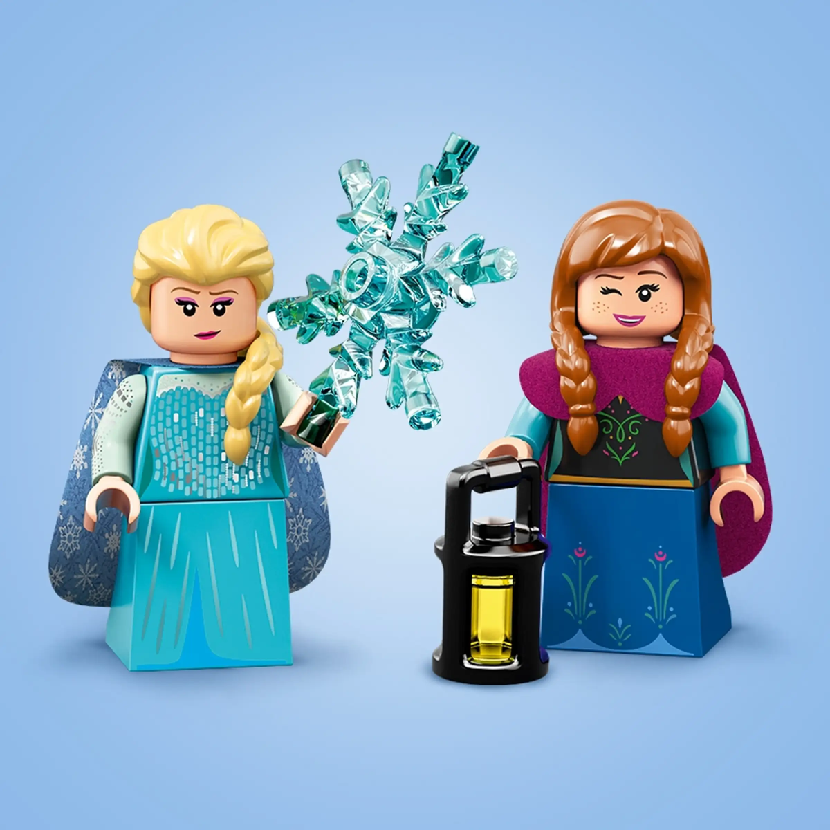 Anna Minifigure Frozen Minifigures LEGO Elsa And Anna Minifigures - Main Image