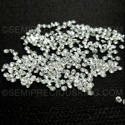 2 pc Natural Diamond 2.3mm Round Brilliant Full Cut GH Color VS SI1 SI I Clarity