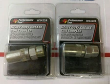 2x Performance Tool W54224 Heavy Duty Grease Gun Coupler " NEW "