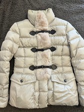 Cerruti Jacket Winter Real Feather Fur Details , Size 42 (small) Immaculate !