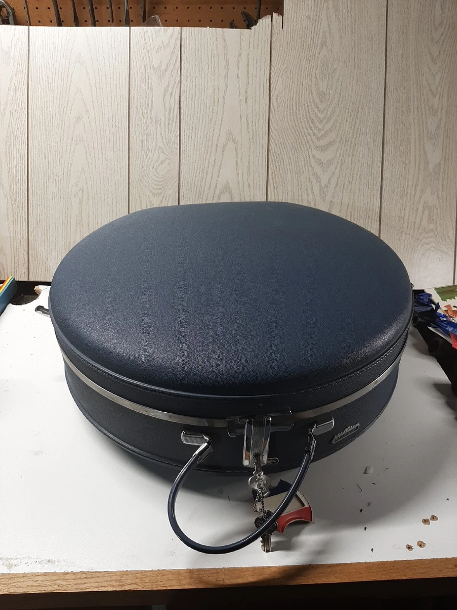 Vintage American Tourister Round Suitcase Luggage Tiara