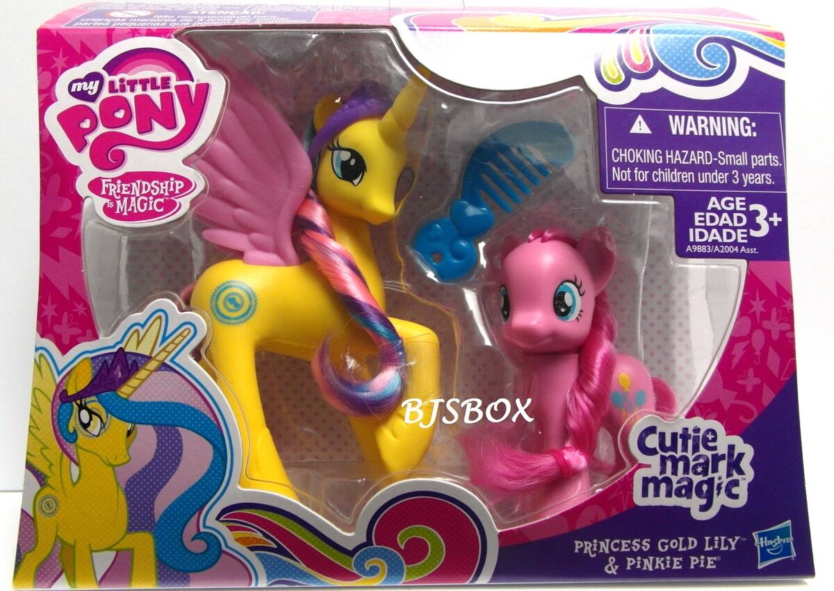 Princess Gold Lily Pinkie Pie My Little Pony, Brinquedo para Bebês My  Little Pony Nunca Usado 79210048