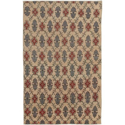 (1900 1930) Floral Lattice, Antique, 148 x 233