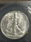 1944-d Walking Liberty Half Dollar, Better Date, ANACS AU55, Free Shipping