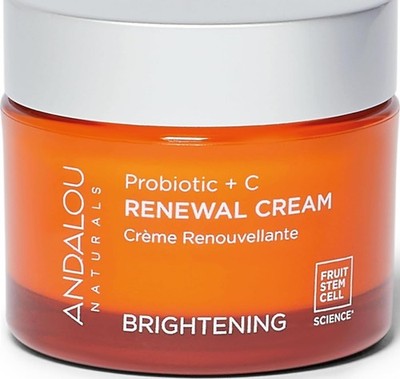 Andalou Naturals Probiotic + Vitamin C Renewal Cream 1.7 oz Skin Vitality