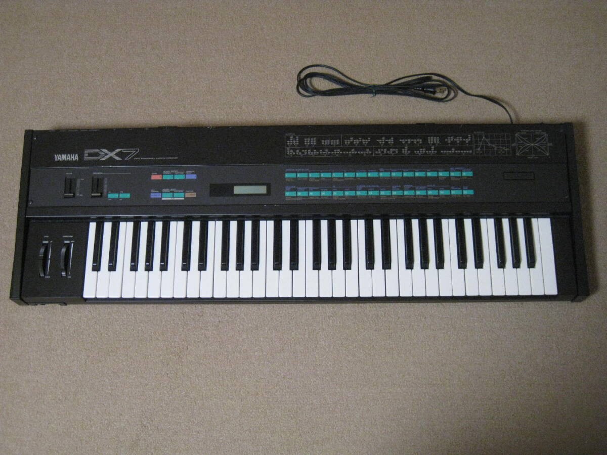 カ*バ様 Yamaha DX7 61鍵 FMシンセサイザー YAMAHA DX7 DX-7 61-Key Digital Synthesizer Keyboard FM Synthesis