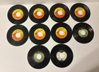 Beatles 45s Vinyl Record Lot Of 10 McCartney Harrison Vintage