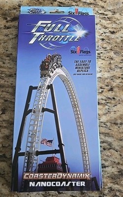 Six Flags Magic Mountain- Full Throttle Nanocoaster NEW!