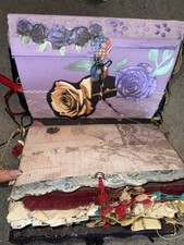 Grunge/gothic junk journal handmade