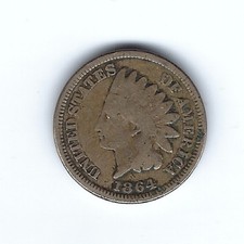 NICE 1864 COPPER NICKEL INDIAN CENT