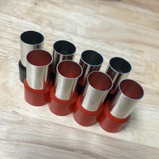 8-Pack 2/0 AWG Wire Ferrules Red Black 4 each Insulated PVC Tinned Copper