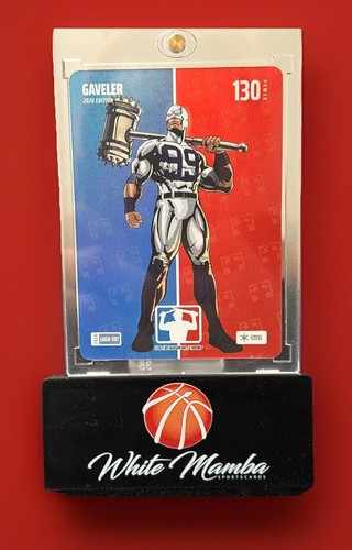 2026 Bo Jackson Battle Arena #LOGO-597 Aaron Judge `GAVELER` Logofoil Steel SP!