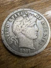 1911 Barber Dime Actual Dime  Very Fine And Nicely Priced