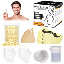 Nose Wax Kit for Men Women, Nose Hair Waxing Kit with 100G Nose Hair Wax Beads