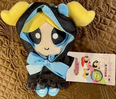 HUGKIS The Powerpuff Girls Wizard Robe Series Plush Toy Bubbles Blue New