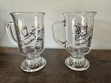 x2 Latte Mug Glasses Decal Made In The uSA