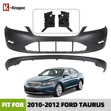 For 2010 2011 2012 Ford Taurus Front Bumper Cover W/ Lower Fascias W/Bracket Kit