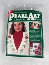 VTG Distlefink Designs PEARL ART Fold-N-Fill Craft Christmas 33828 Sealed