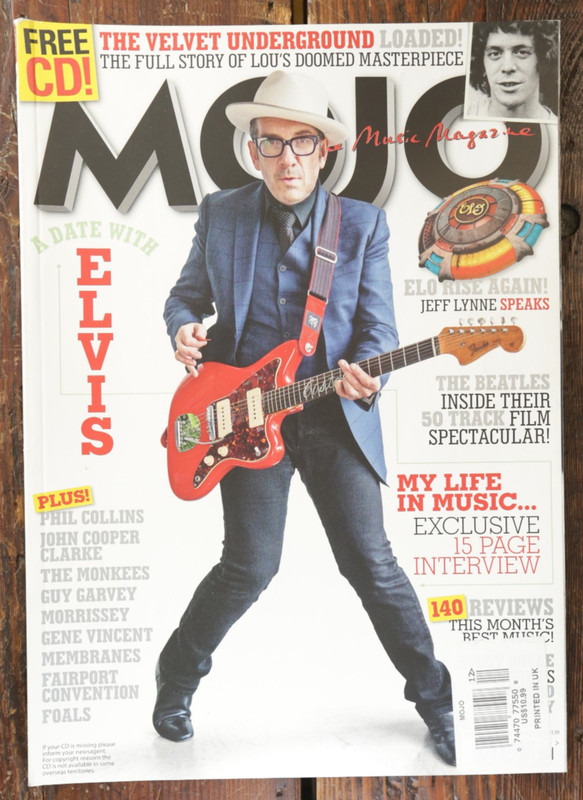 MOJO No 265 DECEMBER 2015 Elvis Costello PHIL COLLINS Velvet Underground Used