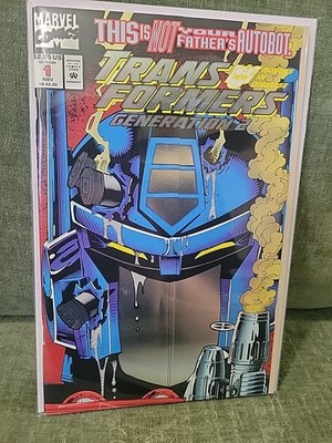 The Transformers Generation 2 #1 FOIL Fold out cover Marvel Comics 1993 