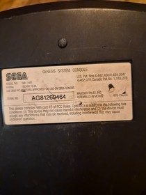 Lot of 4 Broken SEGA Genesis Consoles As-Is for Parts/Repair 1601/1631/1461