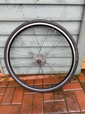 ROLF ALUMINIUM 700C ROAD BIKE RIM BRAKE REAR WHEEL IN GOOD CONDITION