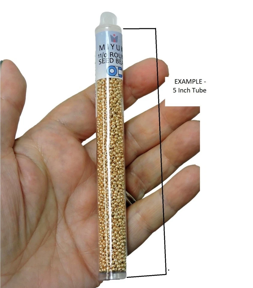 Miyuki Round Rocaille Seed Beads Size 11/0 24GM Mat Metallic Patina Iris 11-2008 - Image 4 of 4