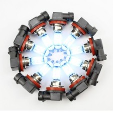 10 x H8 8500K 12V 35W Xenon Look Effekt Optik Halogen Birnen Lampen Super White