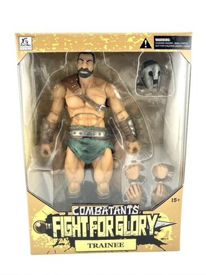Xesray Studio Combatants Fight For Glory 7  GLADIATOR TRAINEE White Figure NEW