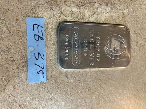 1 ENGELHARD 1 OZ. .999 FINE SILVER BAR