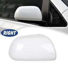 Passenger Right Mirror Cover Cap White No-Turn Signal For 2011-20 Toyota Sienna