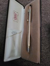 Vintage CROSS Ball Pen Classic Black Gold 2502 USA Collectible Original Box