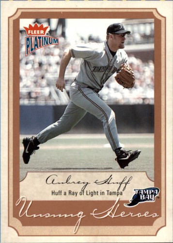 2003 Fleer Platinum Aubrey Huff #210 card
