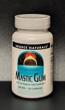 SOURCE NATURALS - Mastic Gum Extract 500mg - 30 Capsules Exp 9/26